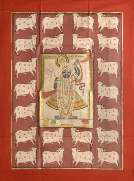 Picture of Shreenathji with Cows