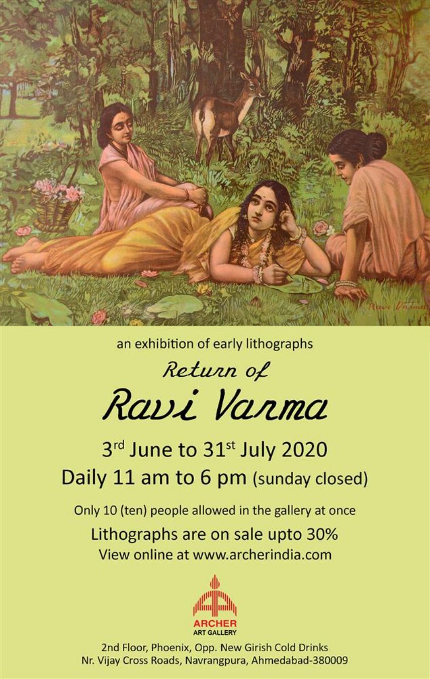 Return of Ravi Varma | an exhibition of early lithographs from Ravi Varma and other presses