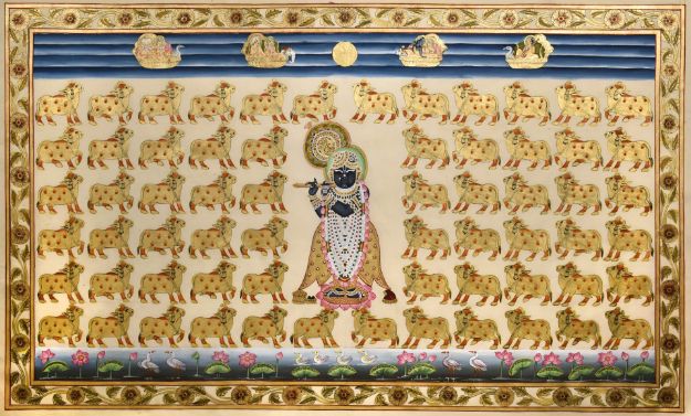 Picture of Shreenathji with Cows