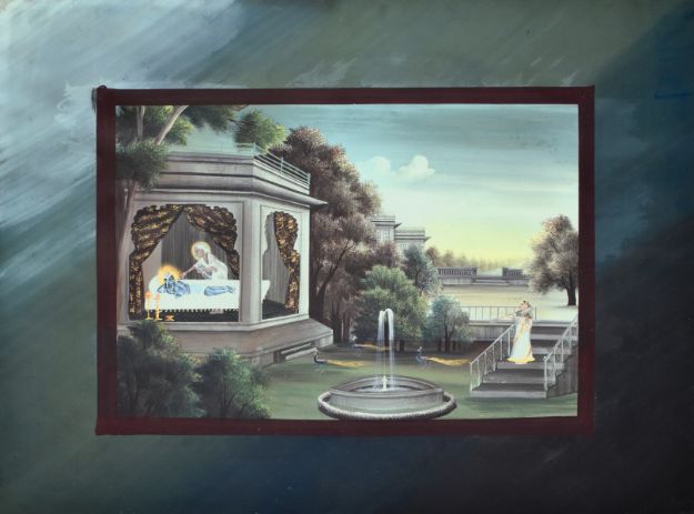 Picture of Krishna With Mahaprabhuji