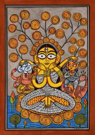 Picture of Ganesha and Parvati