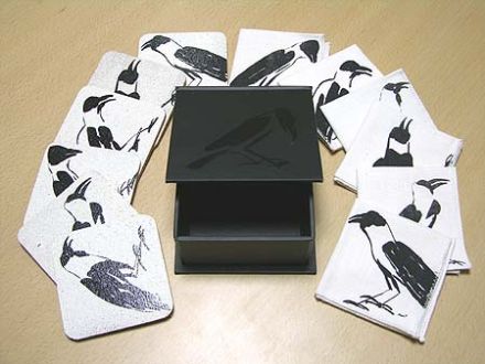 Picture of Coaster set of Crow