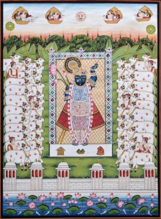 Picture of Shrinathji with Cows