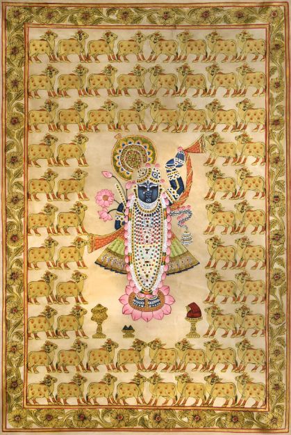 Picture of Shreenathji with Cows