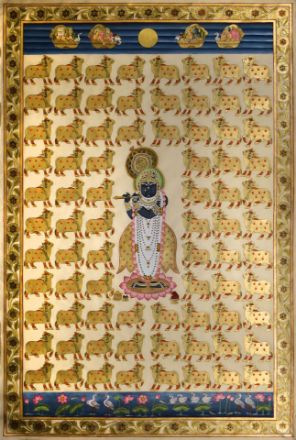Picture of Shreenathji with Cows