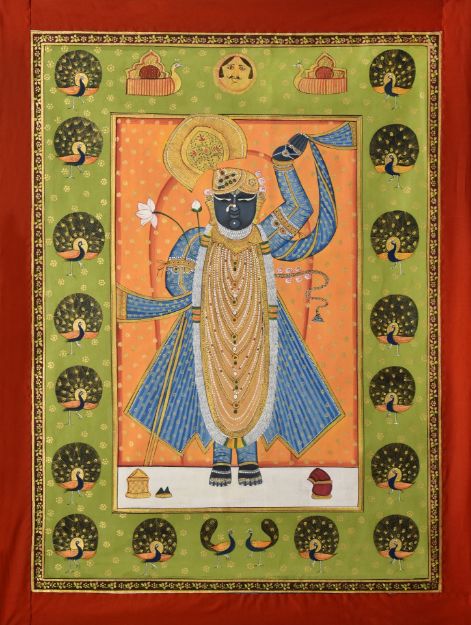 Picture of Shreenathji With Peacock