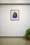 Picture of Woman in Blue and Green
