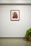Picture of Woman in Red with Mirror 